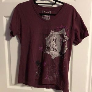 Disney nightmare before Christmas purple top
